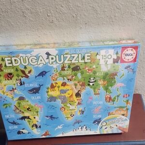 Educa Geo Animals World Puzzle 150 Pieces
